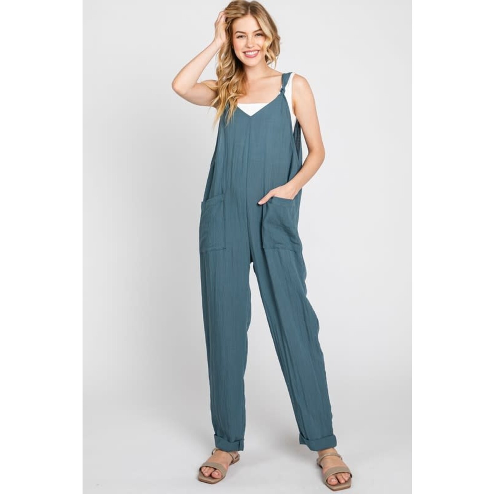 Final Touch Willa Patch Pocket Detail Jumpsuit