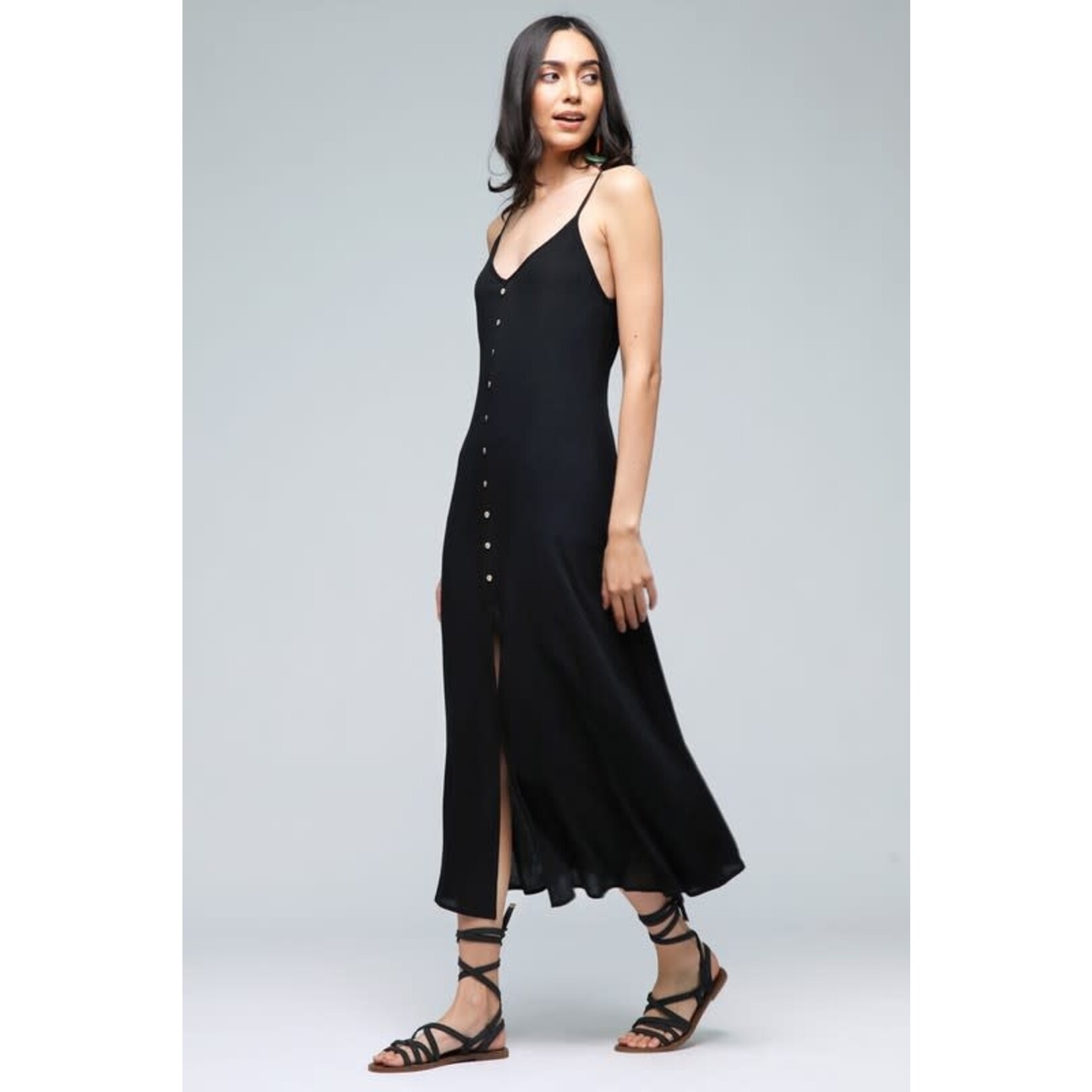 Final Touch Mia Button Front Maxi Dress