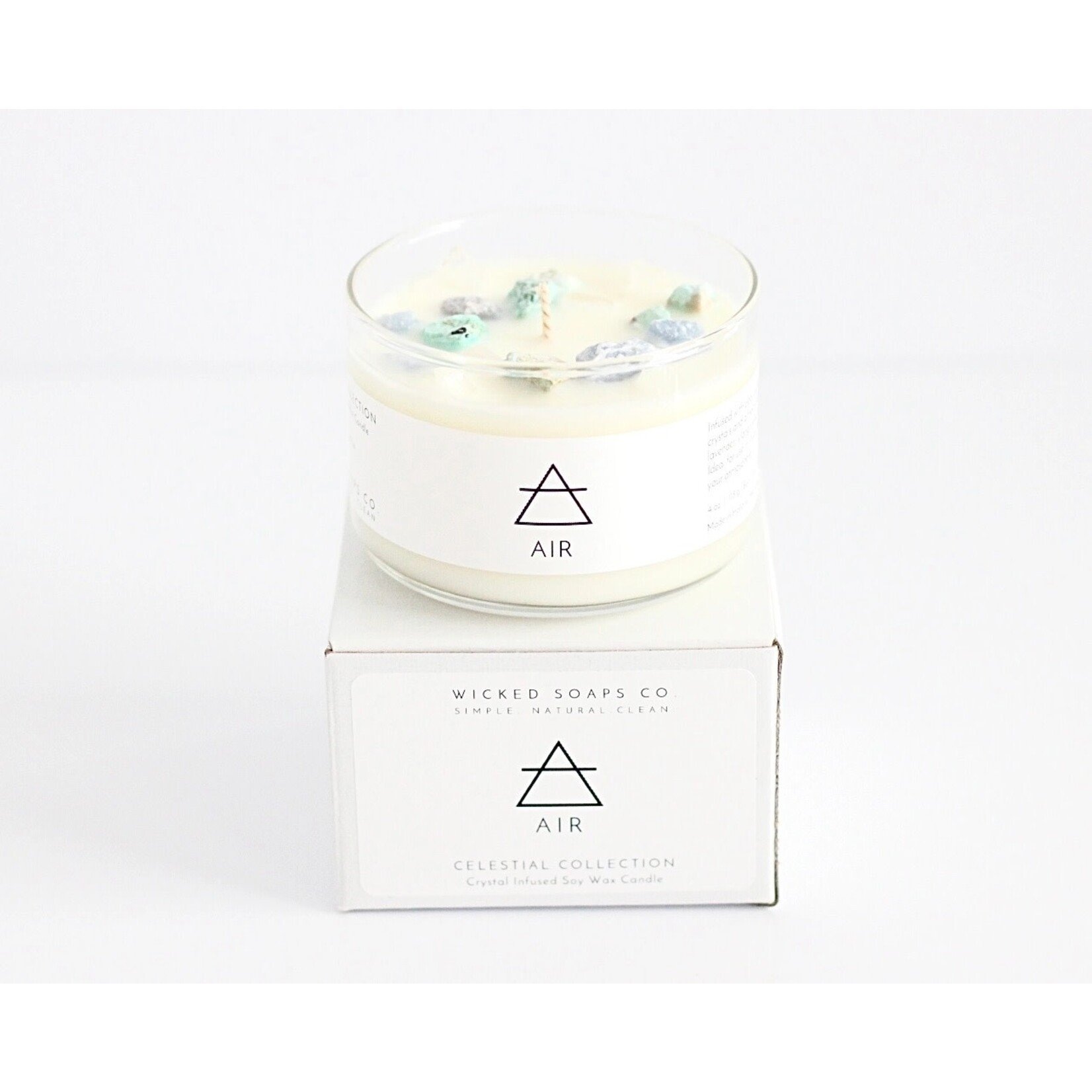 Wicked Soaps Co. Zodiac Inspired Crystal + Essential Oil Candle