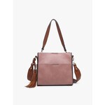 Lyla 2-in-1 Bucket Bag - Dusty Blush