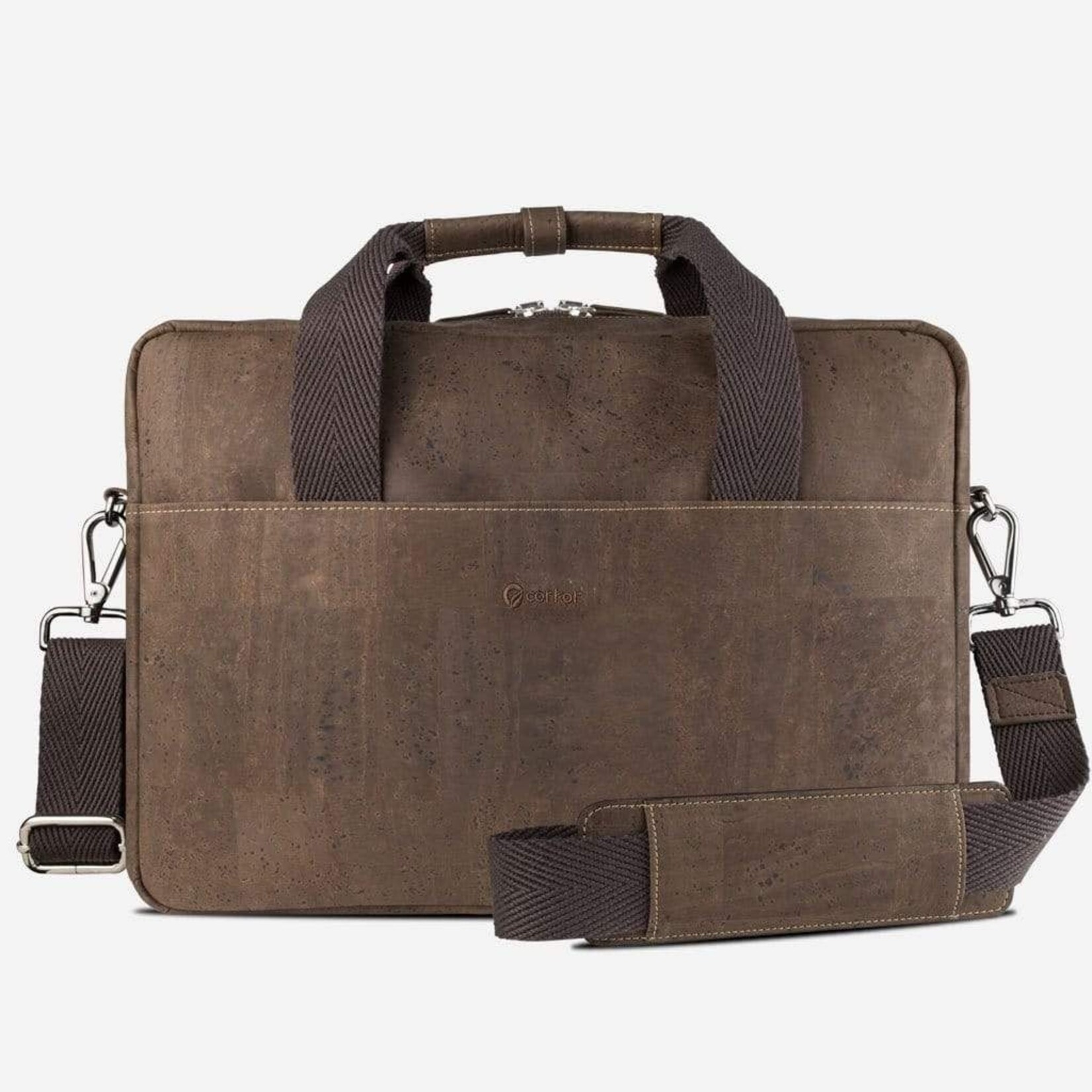 Corkor Cork Briefcase - Brown