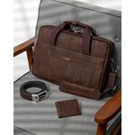 Corkor Cork Briefcase - Brown