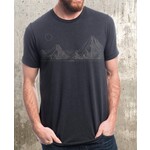 Black Lantern Mountain Range Mapping T-Shirt