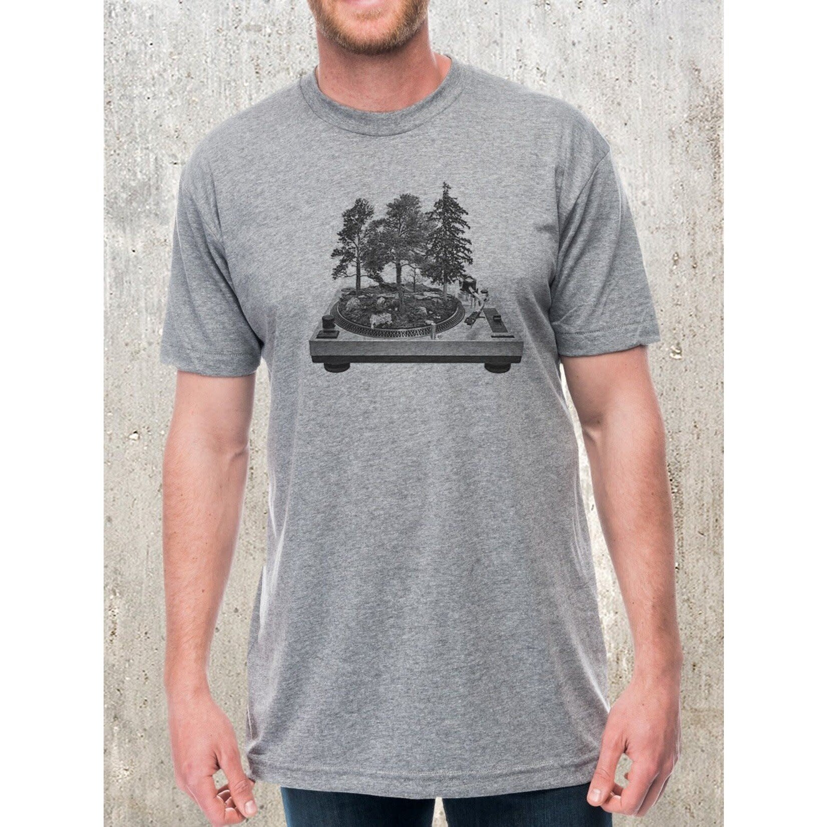 Black Lantern Turntable Forest T-Shirt