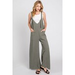 Final Touch Quinn Patch Pocket Wide Leg Jumpsuit