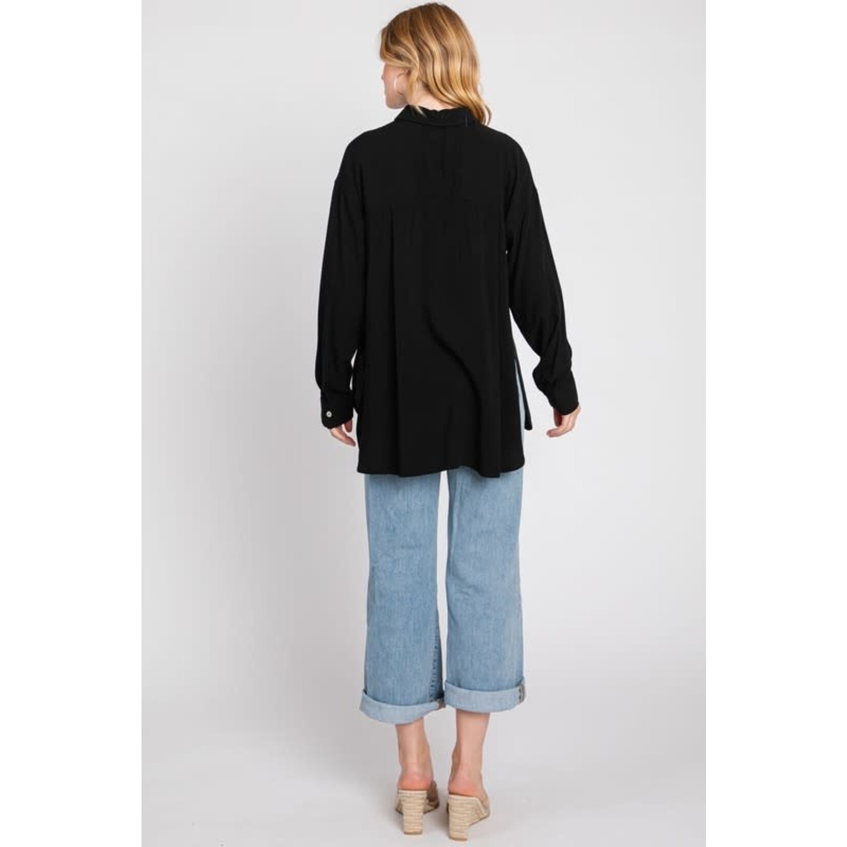 Final Touch Amira Oversized Button Down
