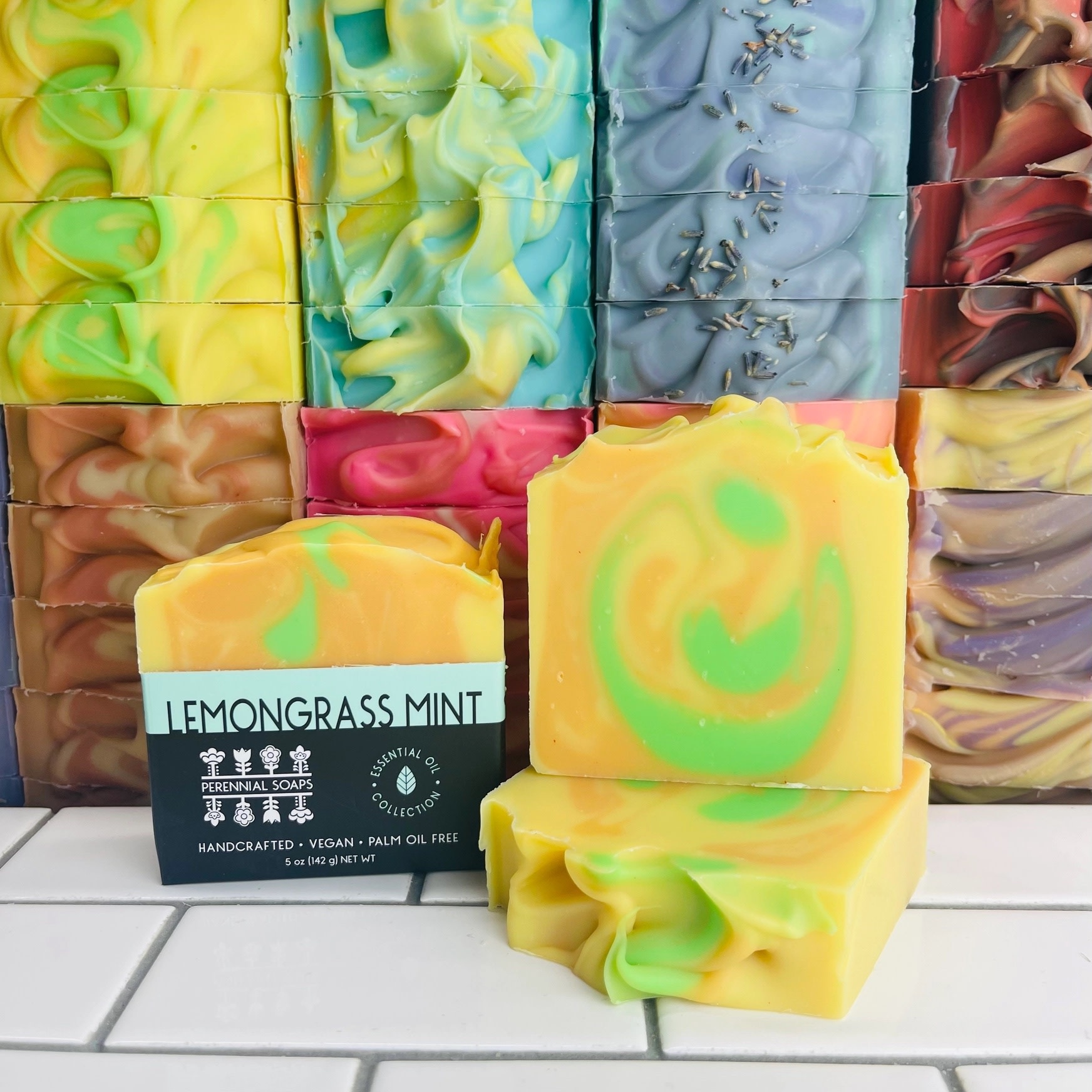 Lemongrass Mint Bar Soap Cleo + Kin