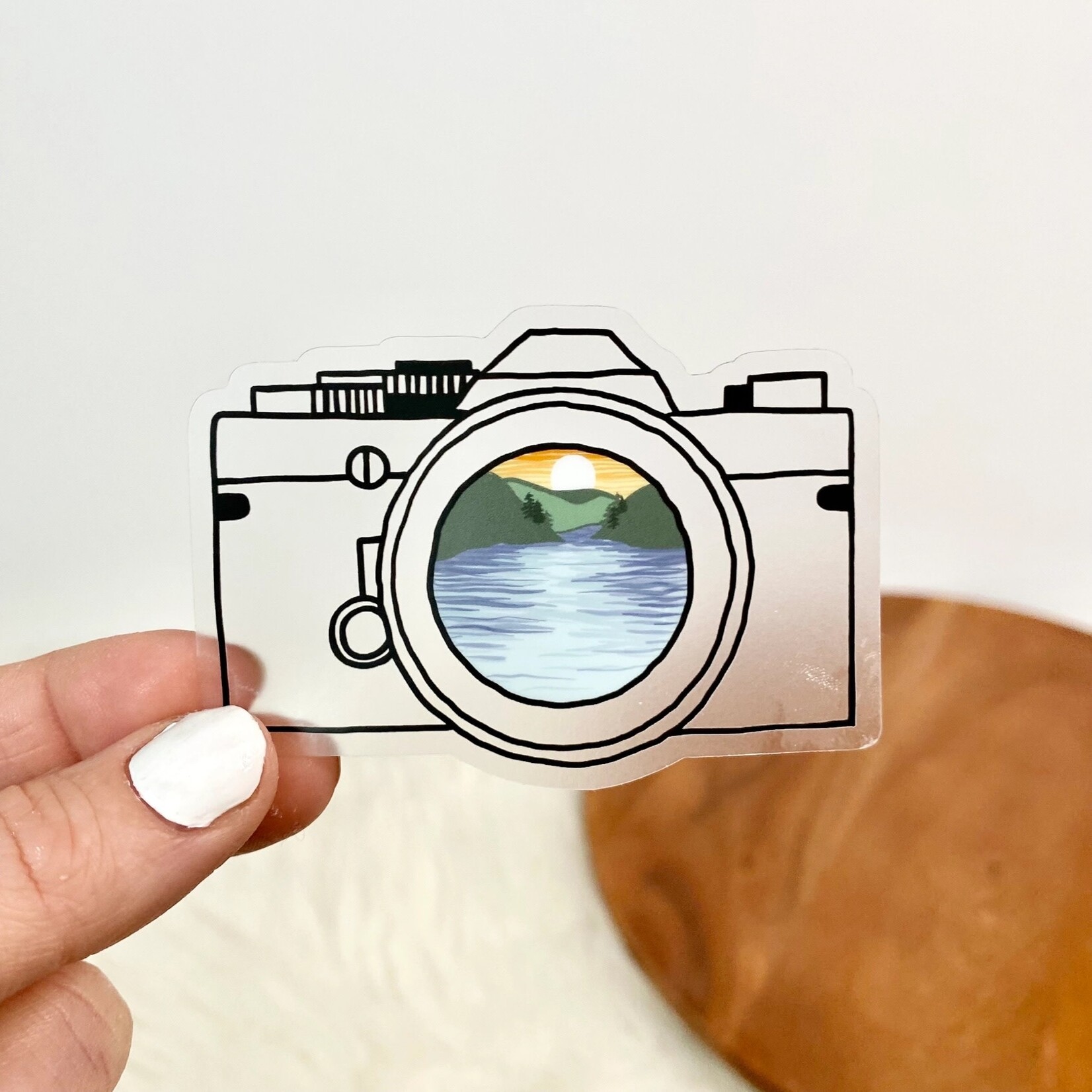 Big Moods Camera Nature Clear - Sticker