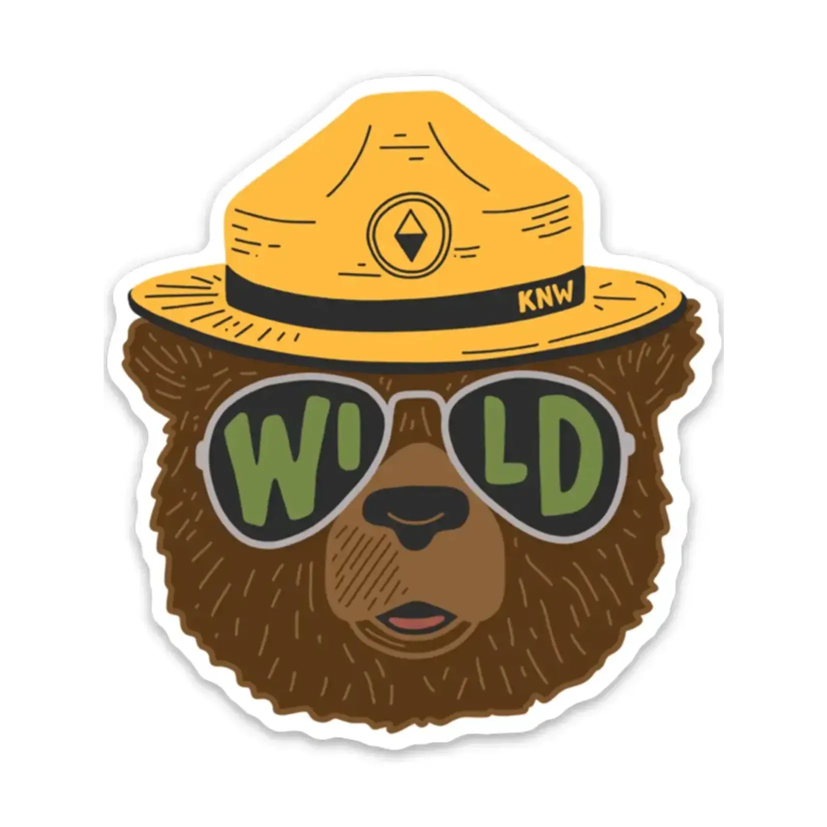 Keep Nature Wild Wildbear Sticker