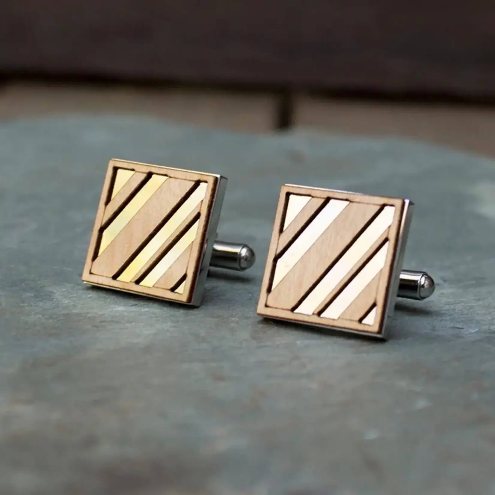 Treeline and Tide Cufflinks