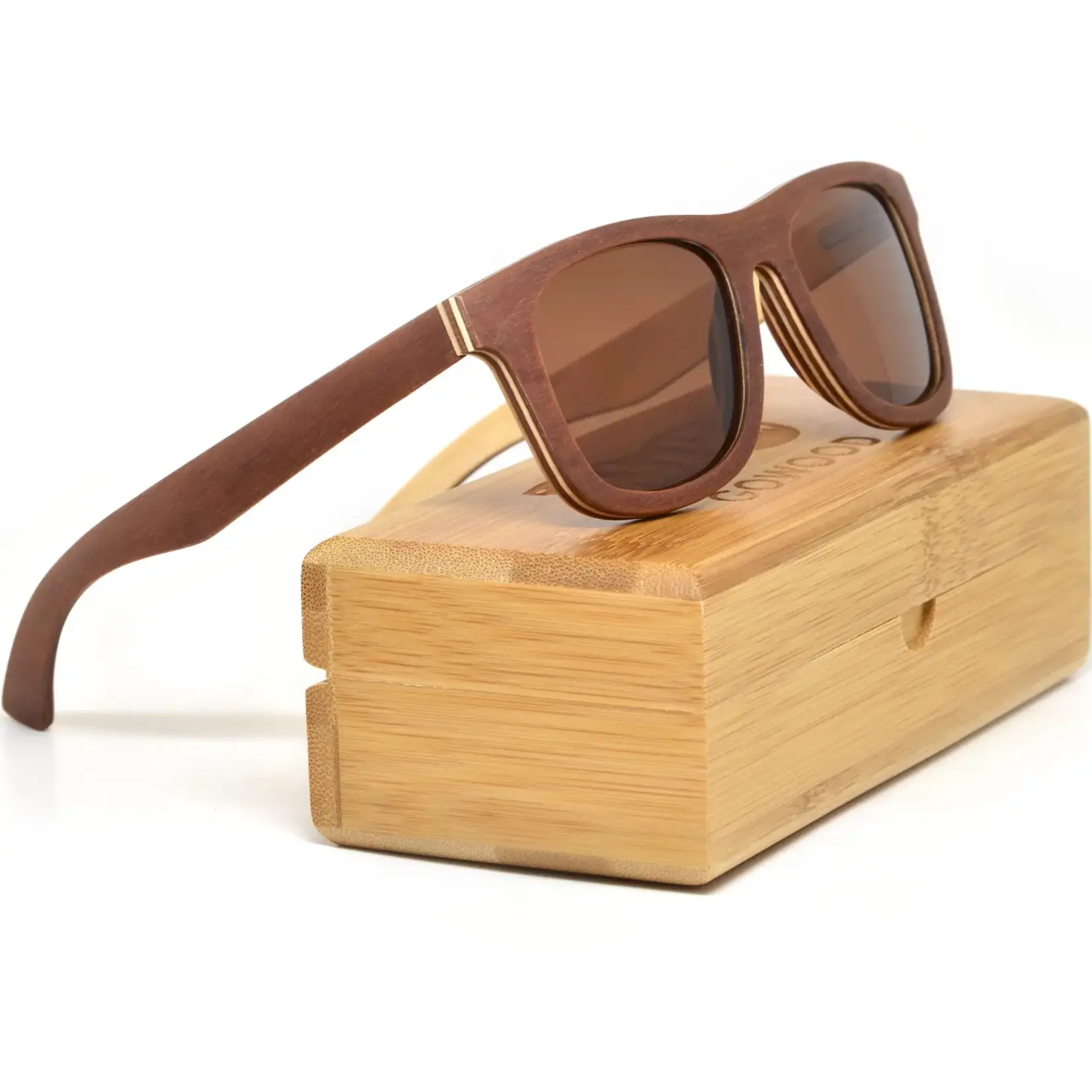 Go Wood Canadian Brown Maple Sunglasses