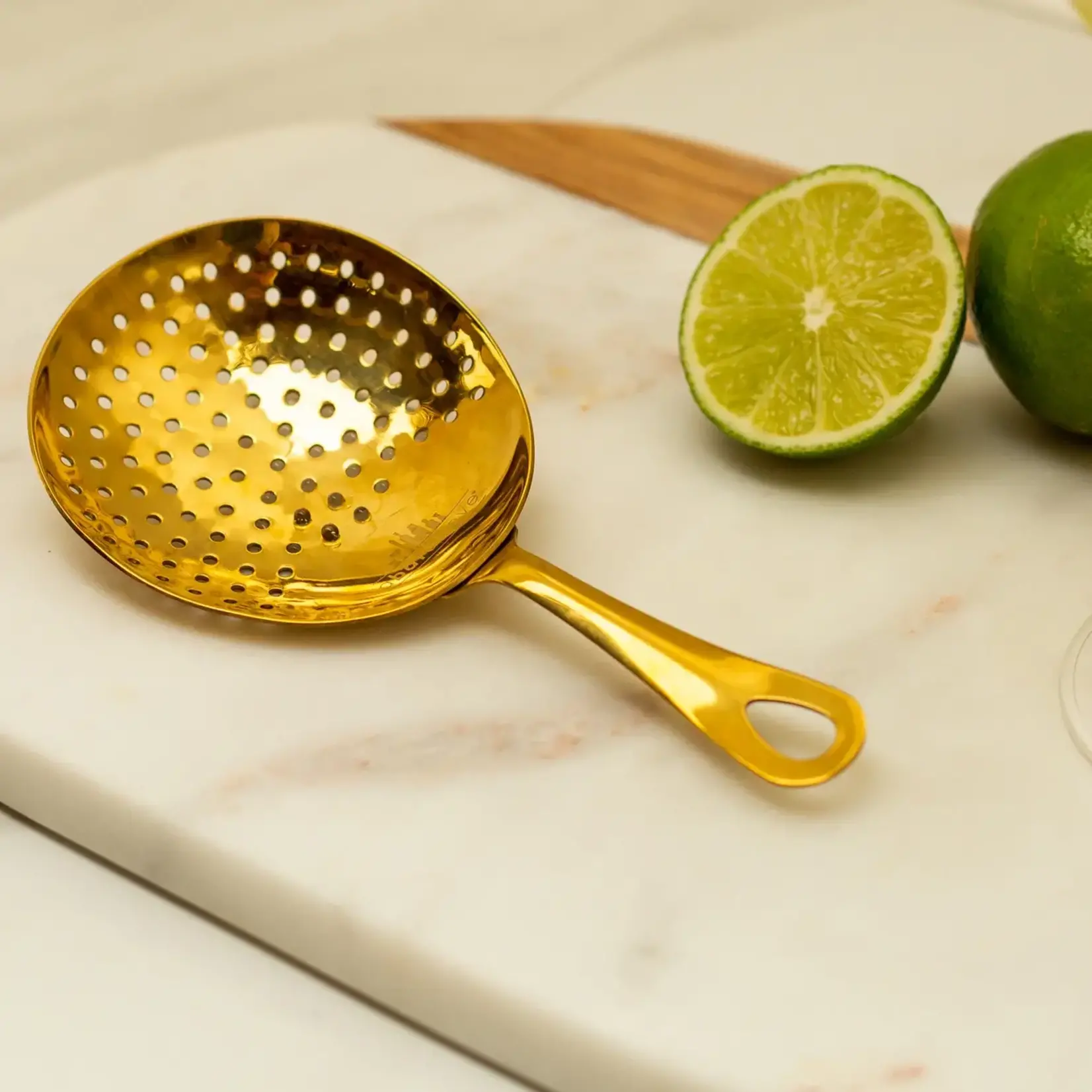 A Bar Above Julep Strainer Gold