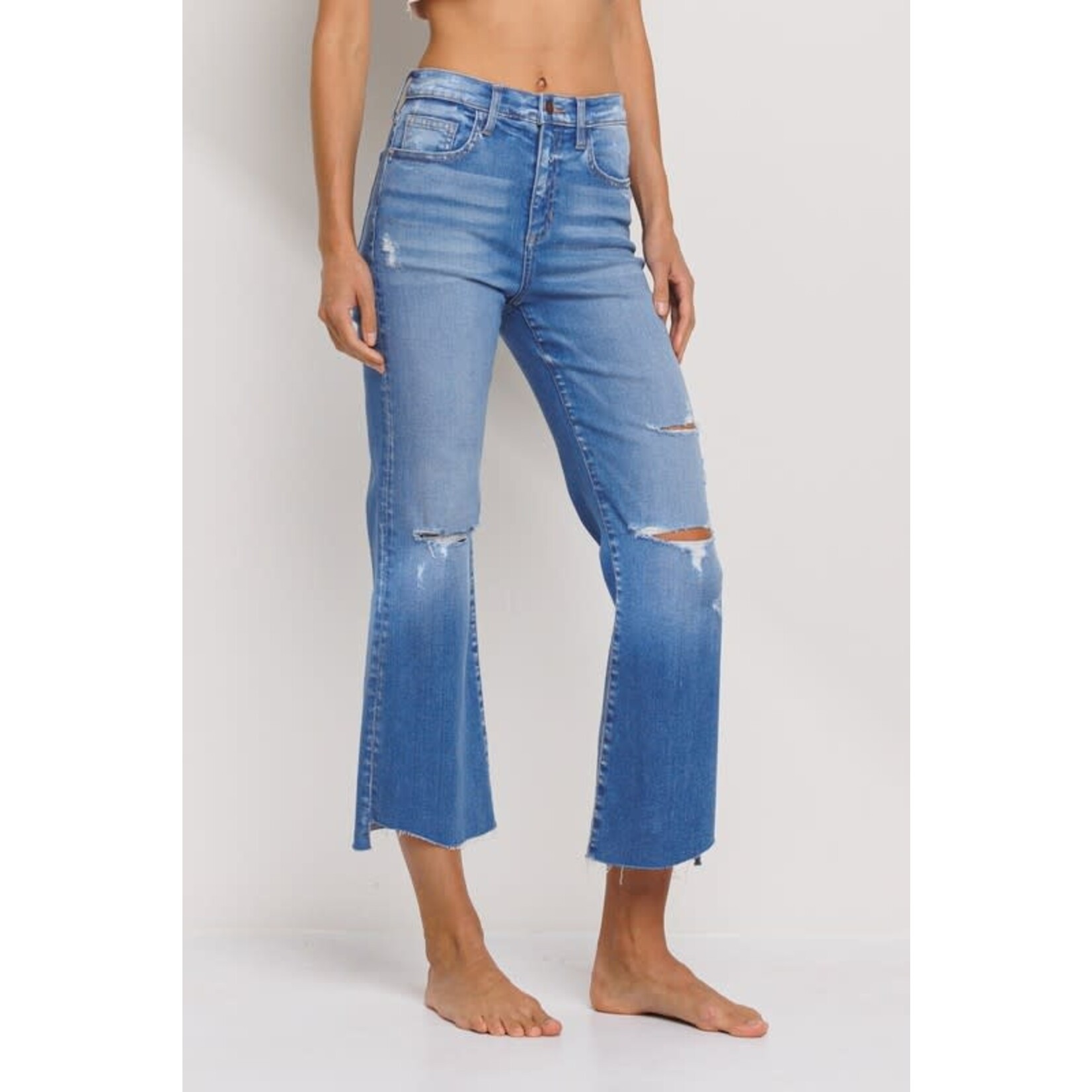 Sneak Peek Victoria High Rise Kick Flare Denim