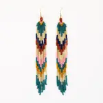 Altiplano Free Spirit Fringe Earrings - Deep Pop