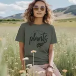 Rare Earth Co Powered By Plants T-Shirt
