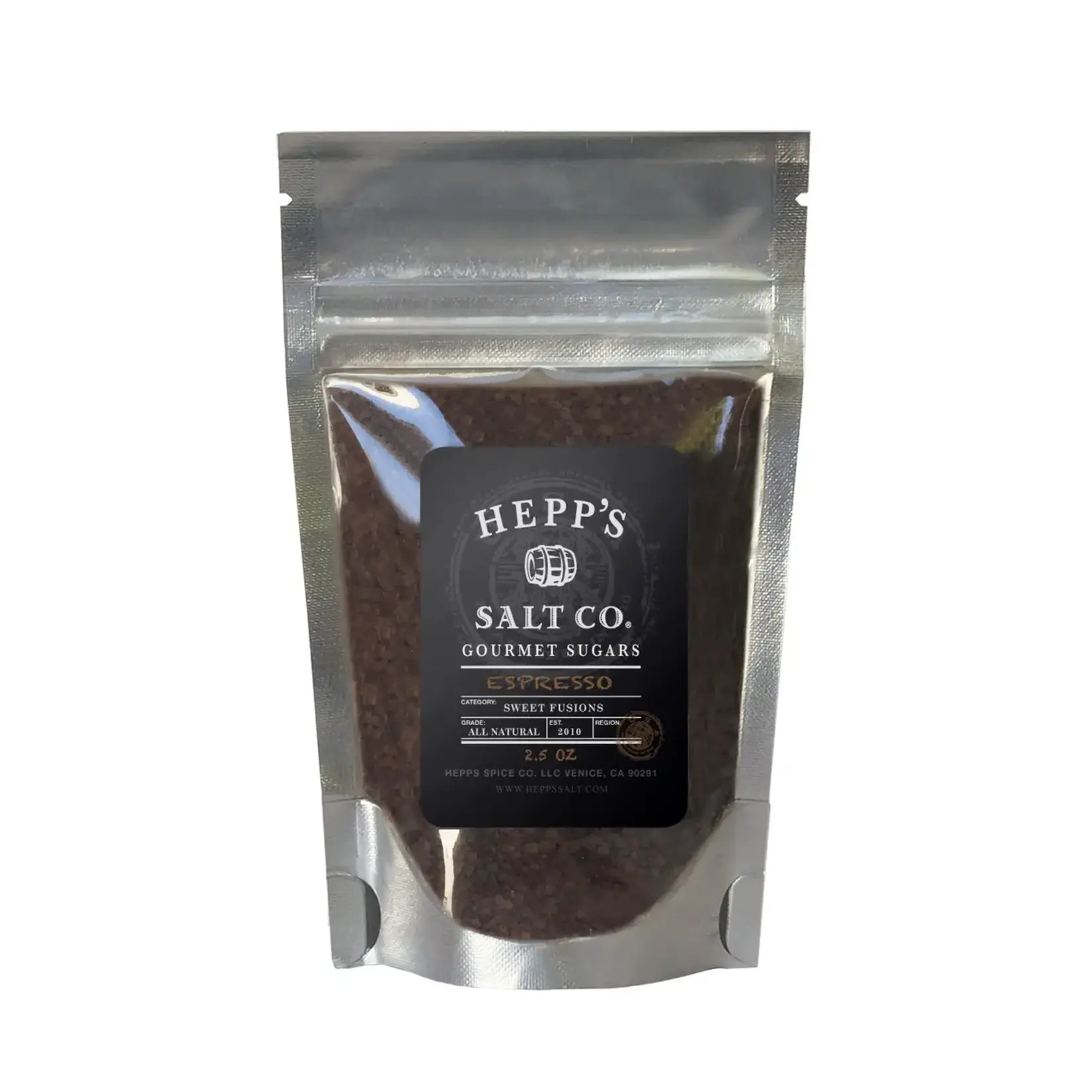 HEPP'S Salt Co Espresso Infused Cane Sugar - 2.5 oz