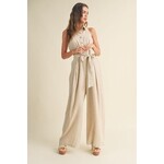 Blaine Linen Button Front Jumpsuit