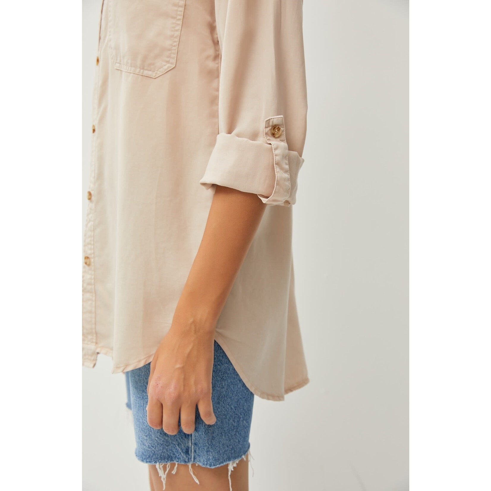 Be Cool Maive Tencel Button Down
