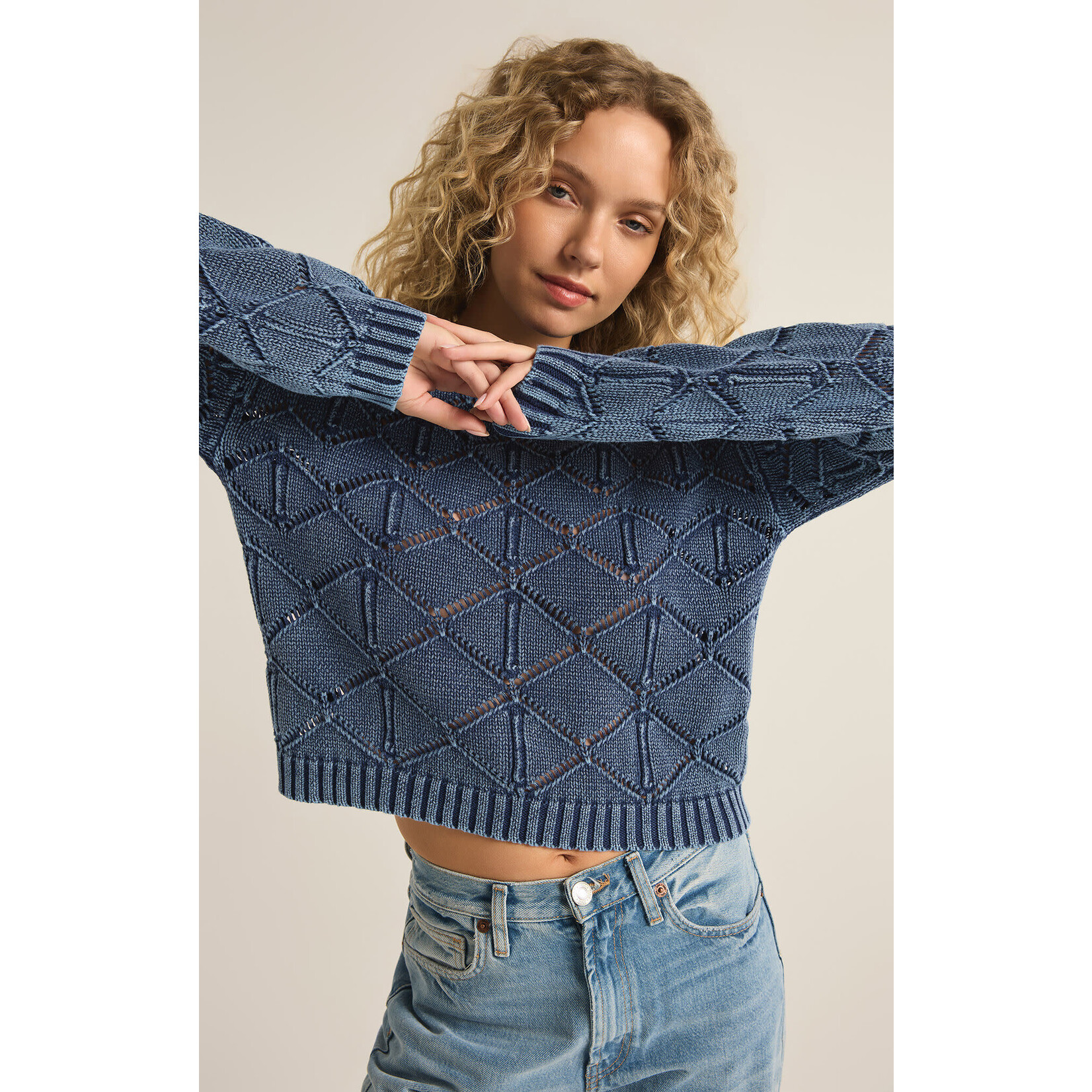 Z Supply Marie Diamond Pullover Sweater