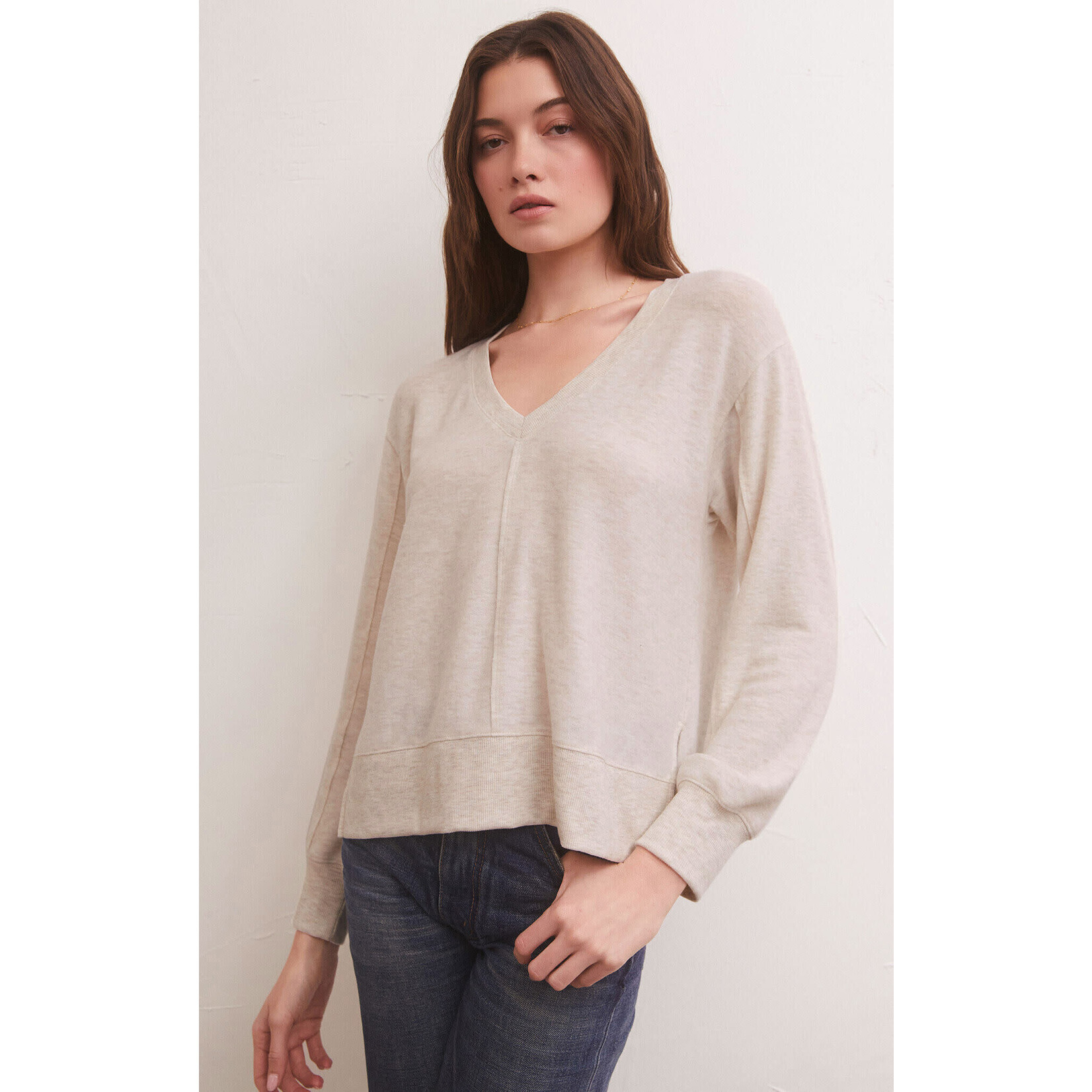 Z Supply Winona Cloud Knit V-Neck Top