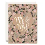 Mr & Mrs  Wedding - Greeting Card