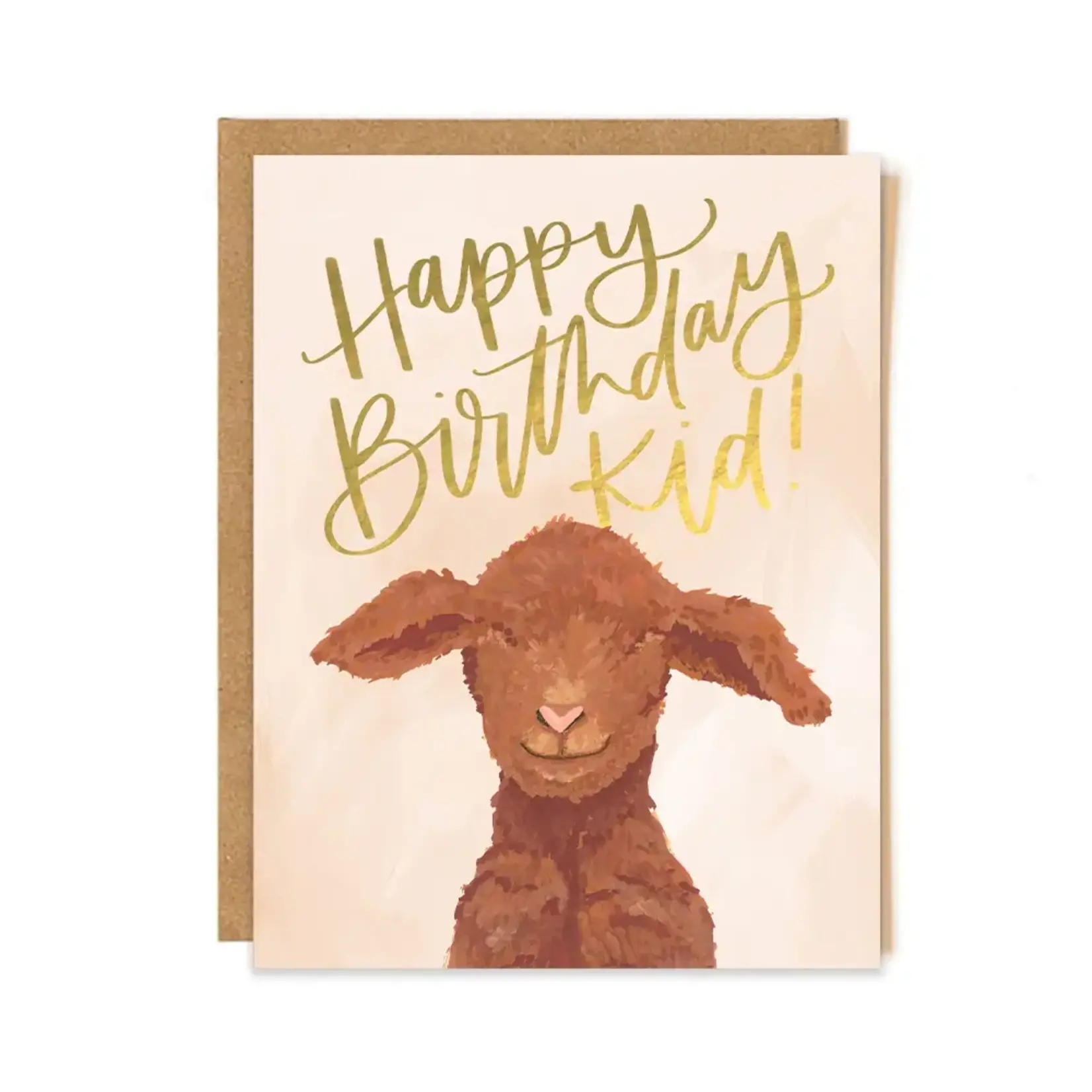 Birthday Goat - Greeting Card