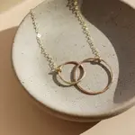 Token Jewelry 14k Gold Fill Unity Necklace