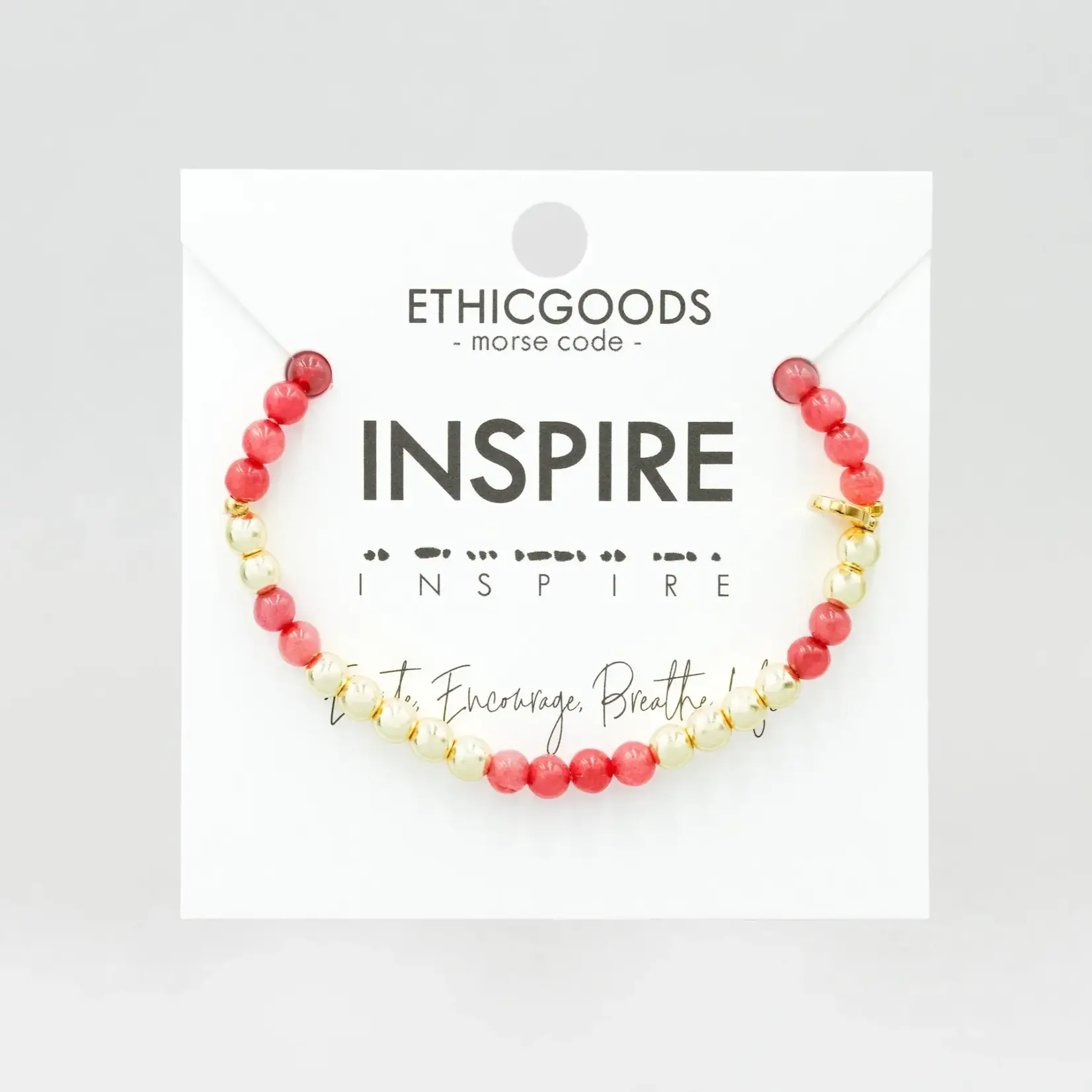 Ethic Goods Gold - Morse Code Bracelet