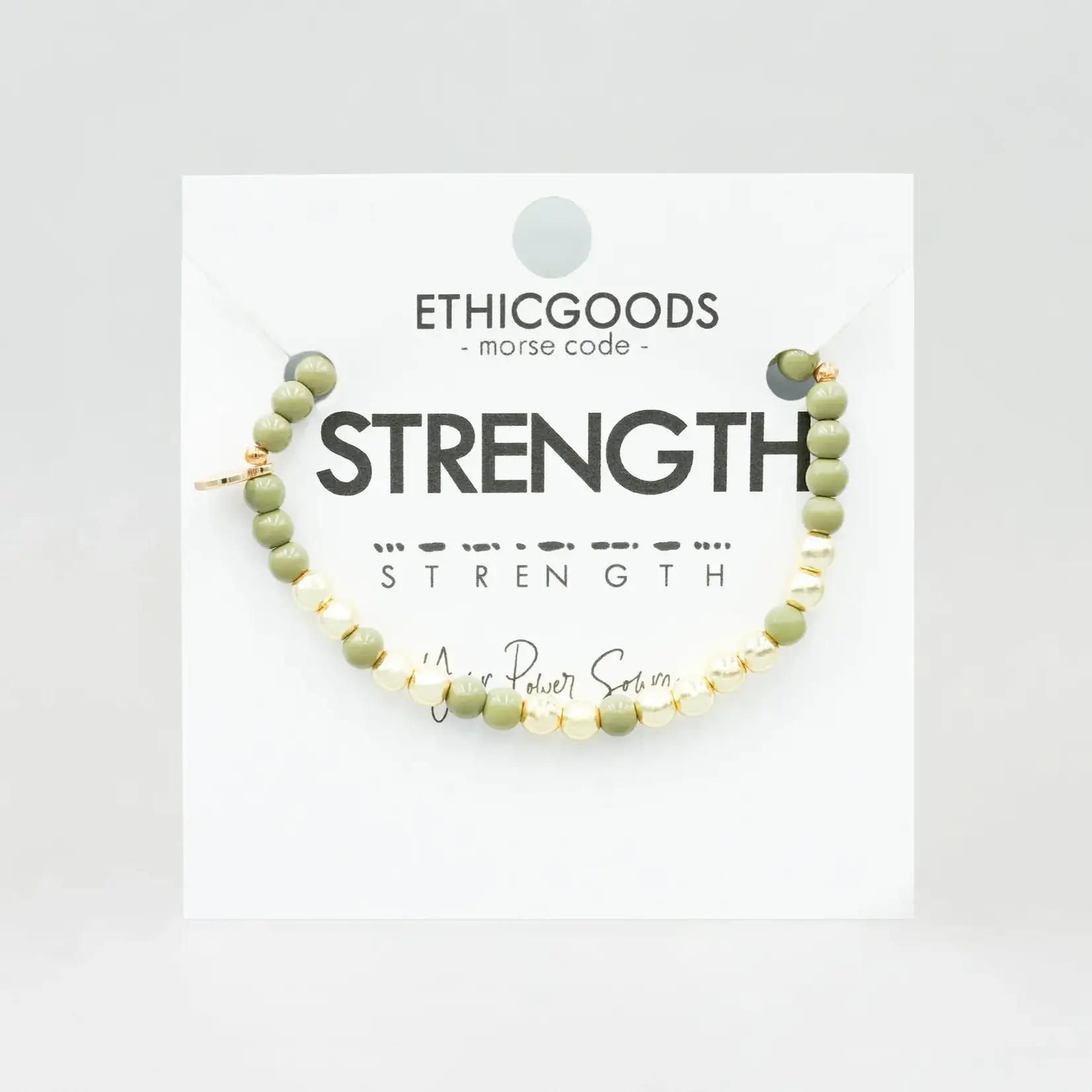 Ethic Goods Gold - Morse Code Bracelet