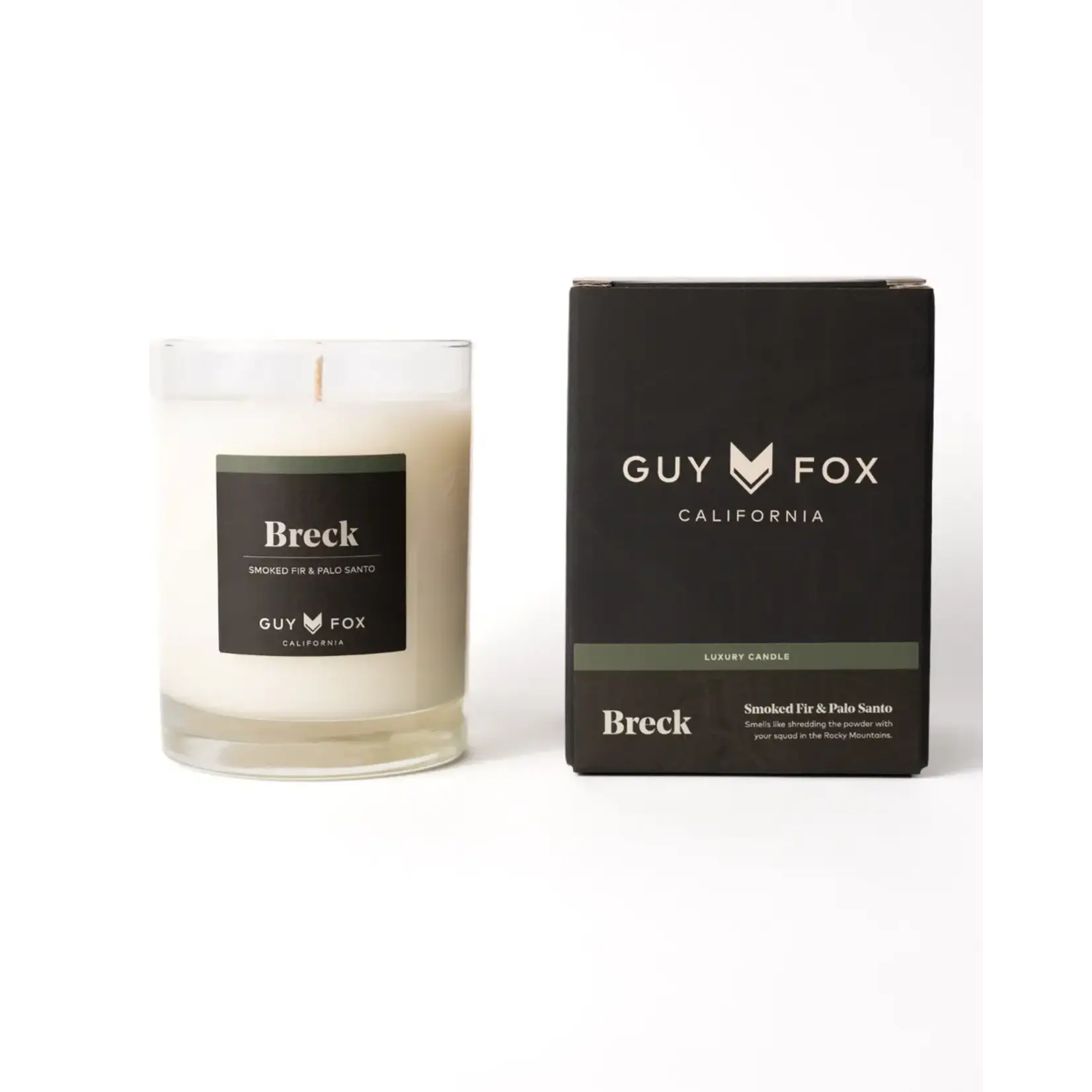 Guy Fox Breck Coconut Wax Candle - Smoked Fir + Palo Santo