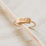 Barberry & Lace 14k Gold Fill Mama Bar Ring