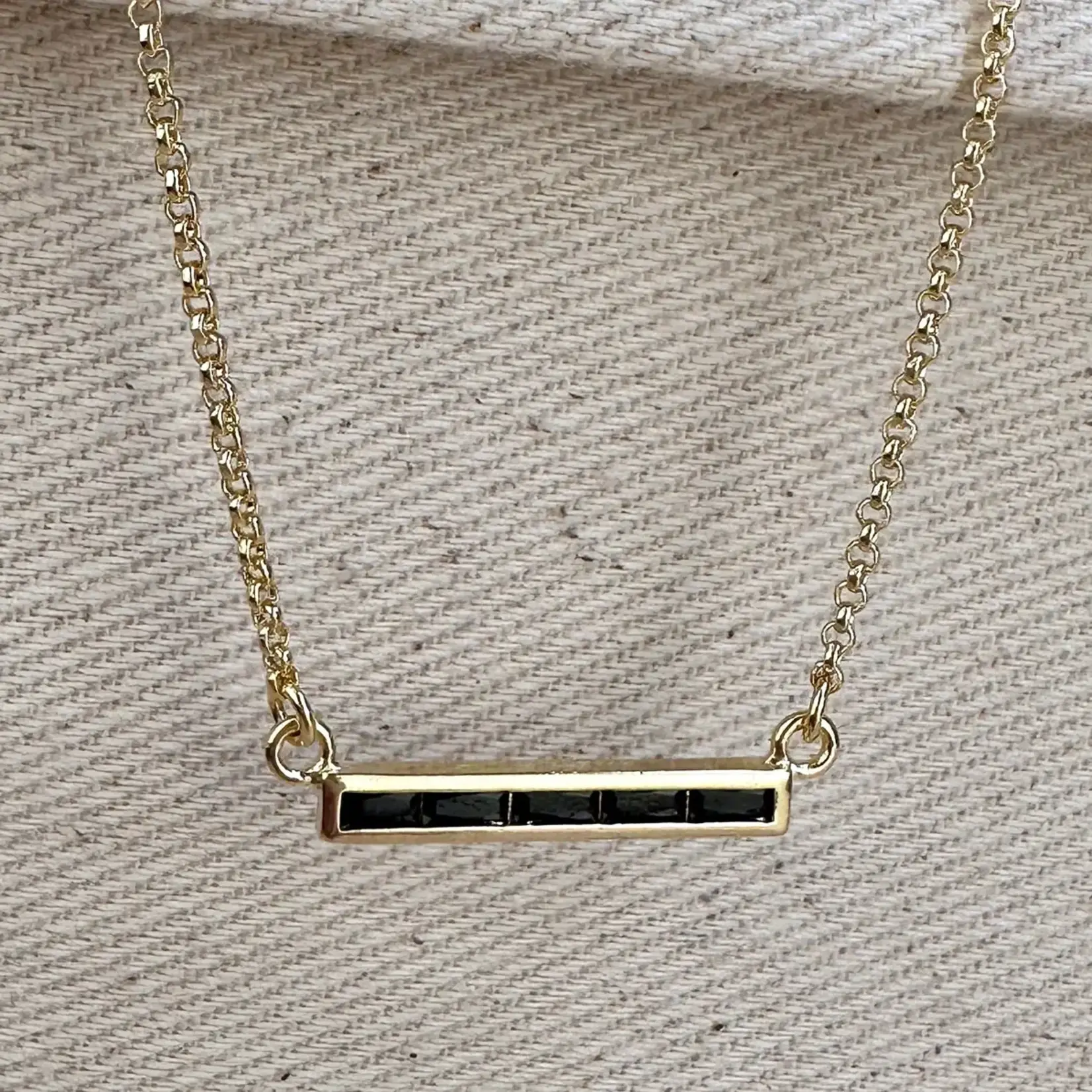 GoldFi 18k Gold Filled Bar Necklace