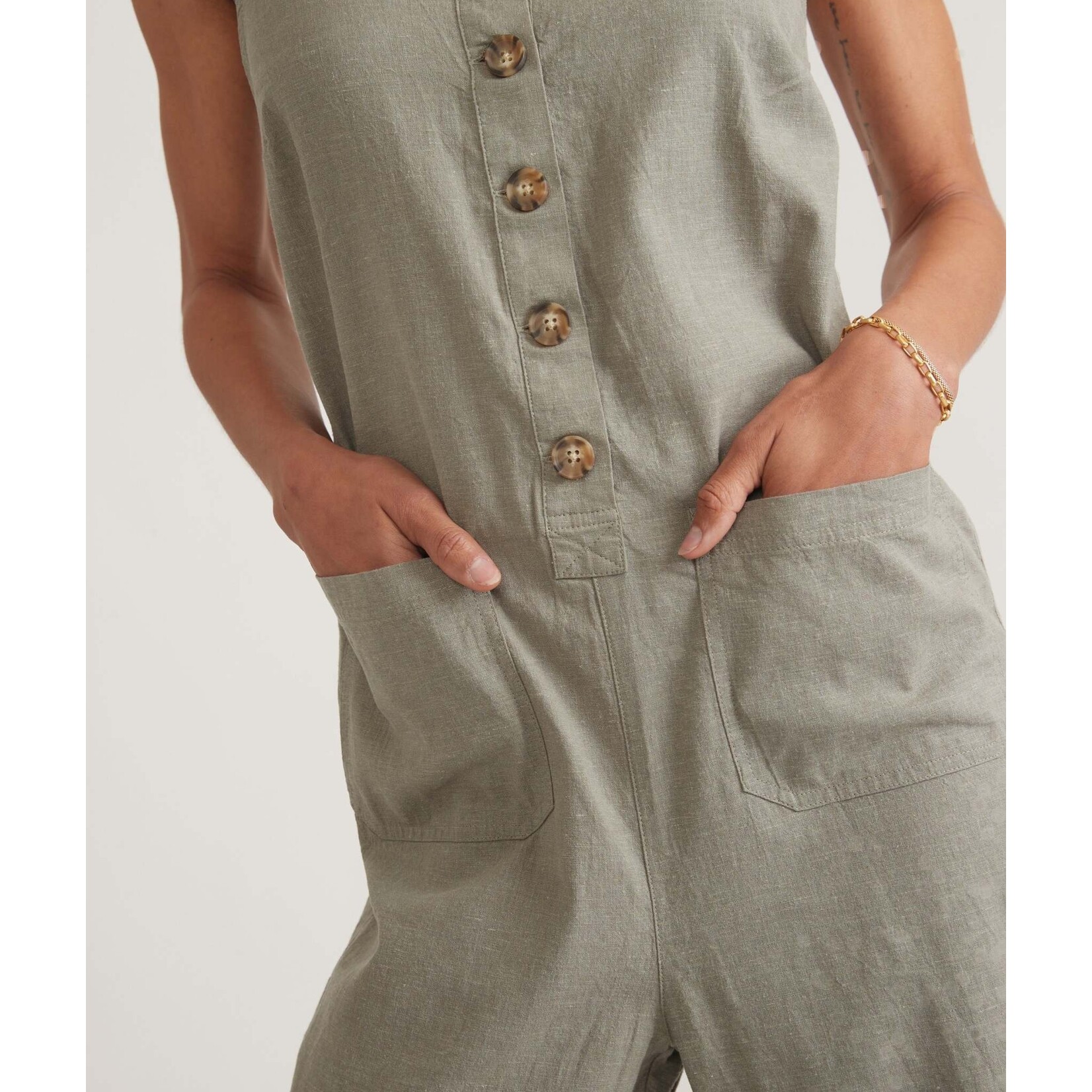 Marine Layer Sydney Button Jumpsuit