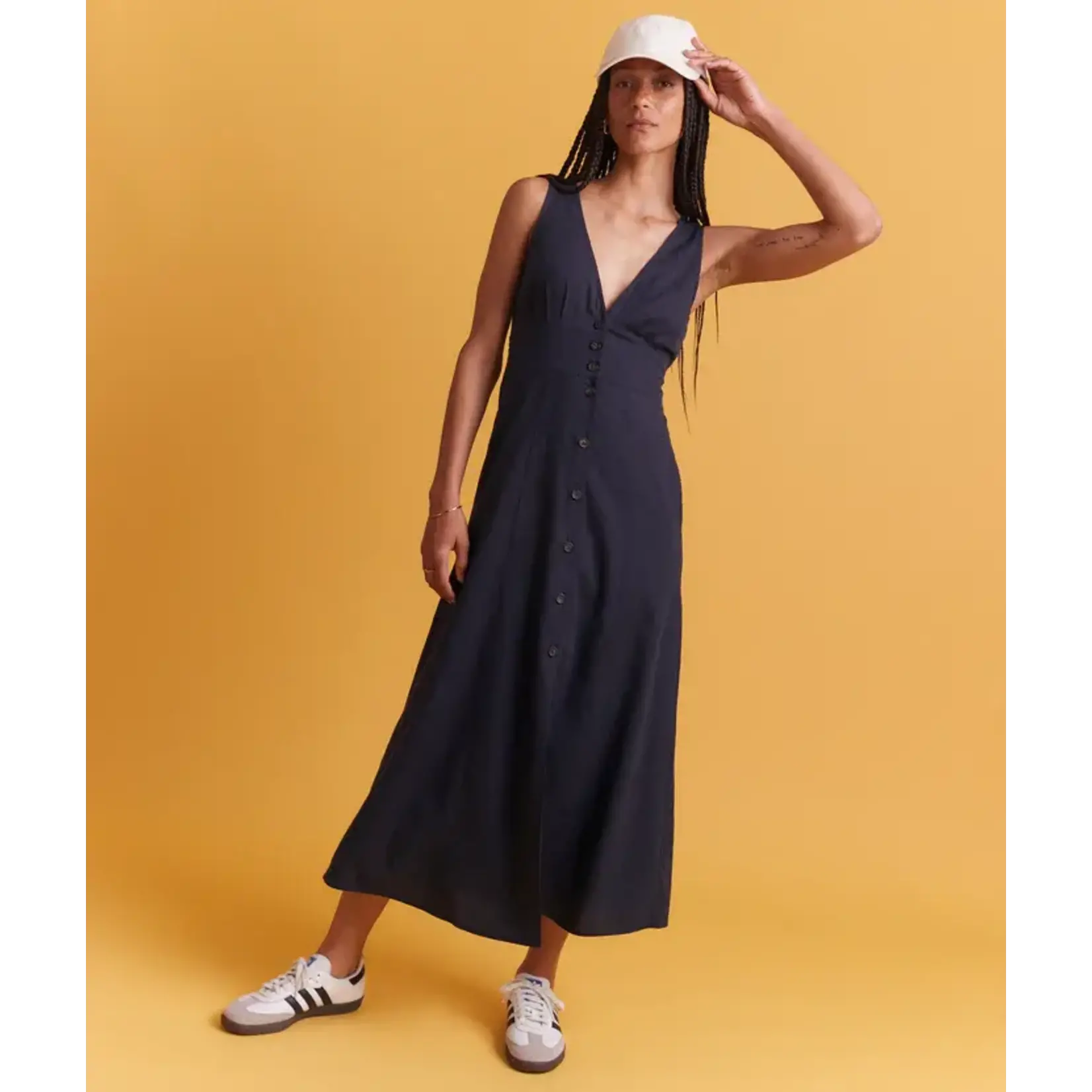 Marine Layer India Button Maxi Dress