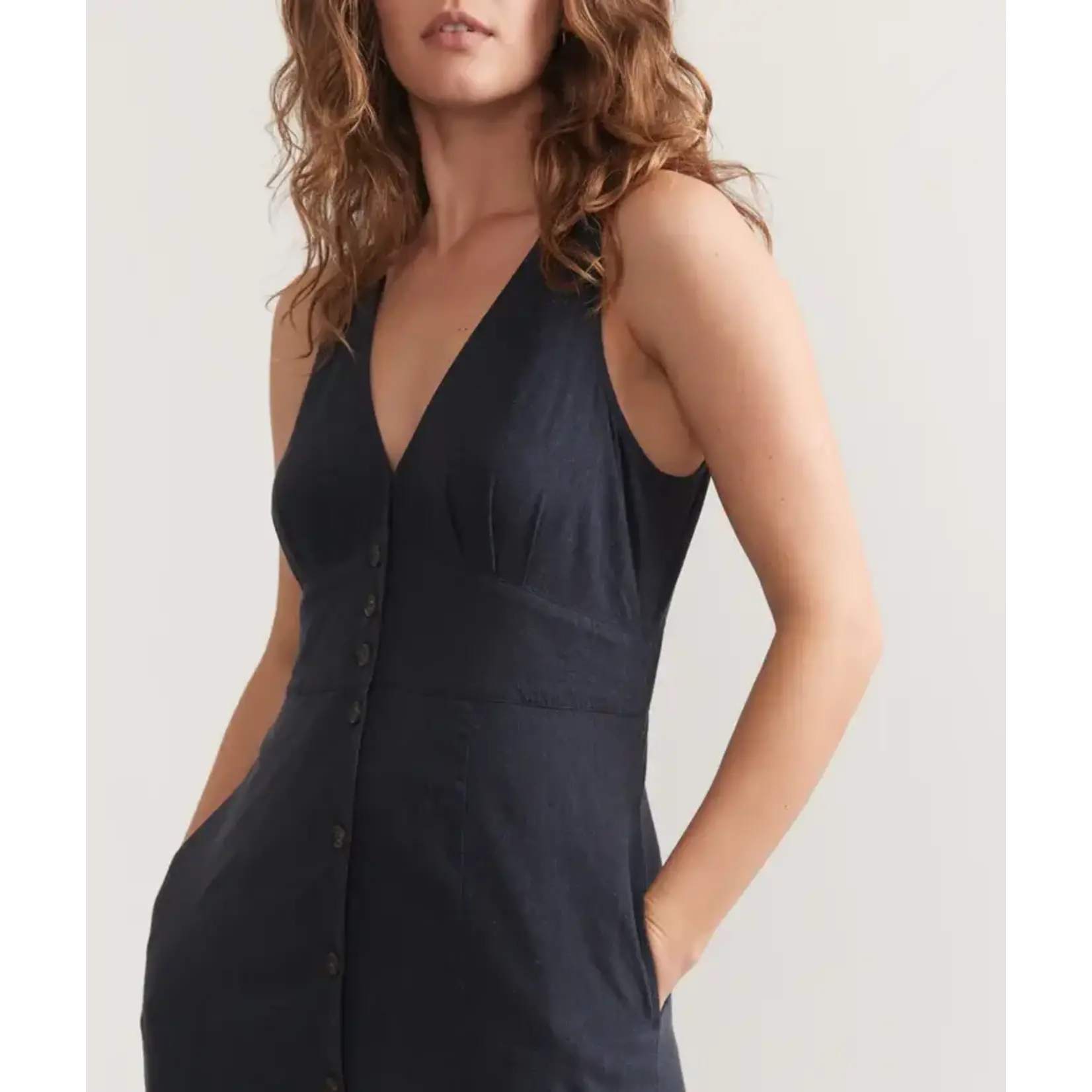 Marine Layer India Button Maxi Dress