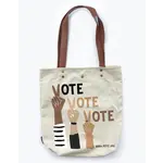 Idlewild Co. Canvas Tote Bag with Vegan Leather Handles