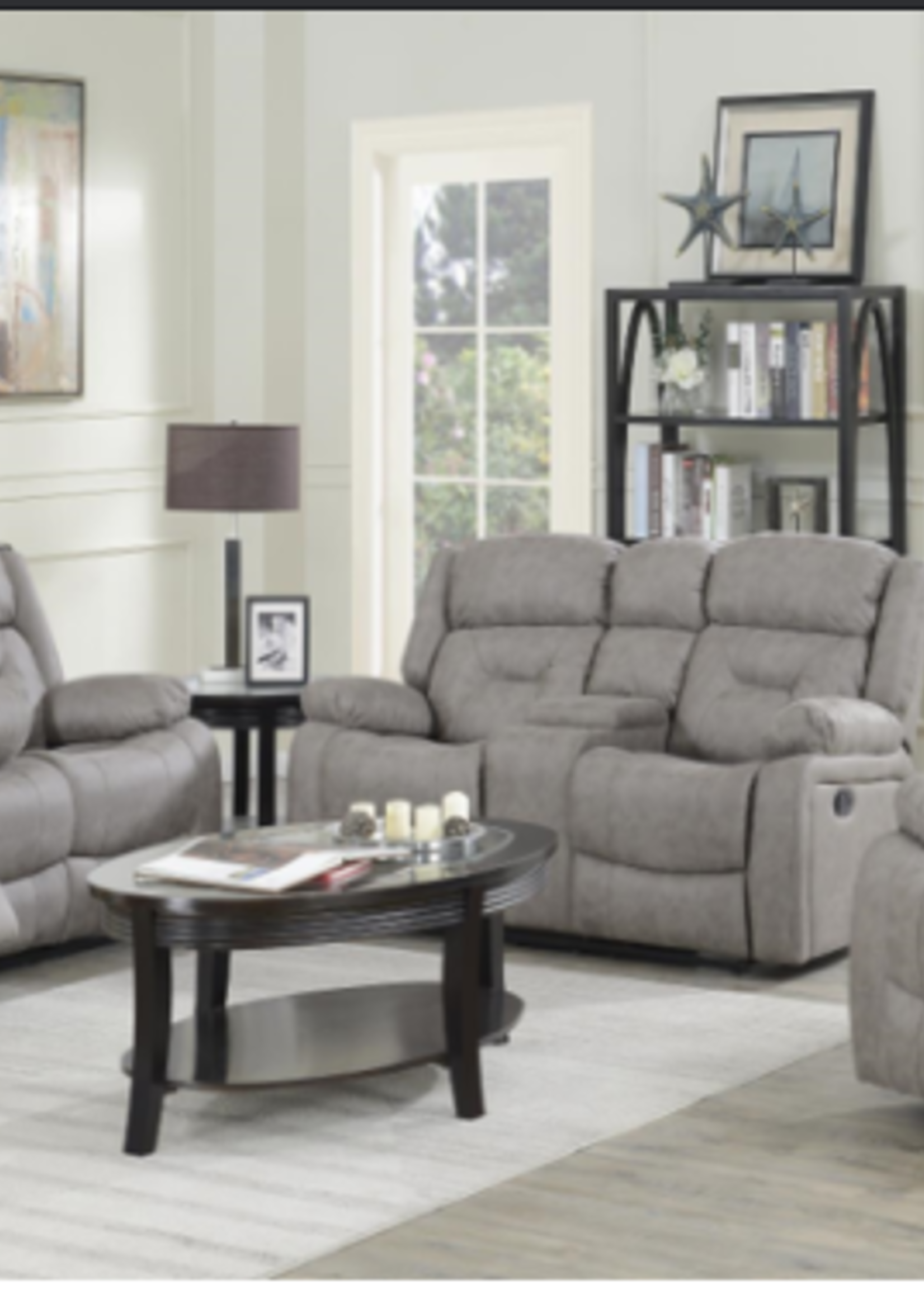 Henderson Reclining Loveseat with console Power