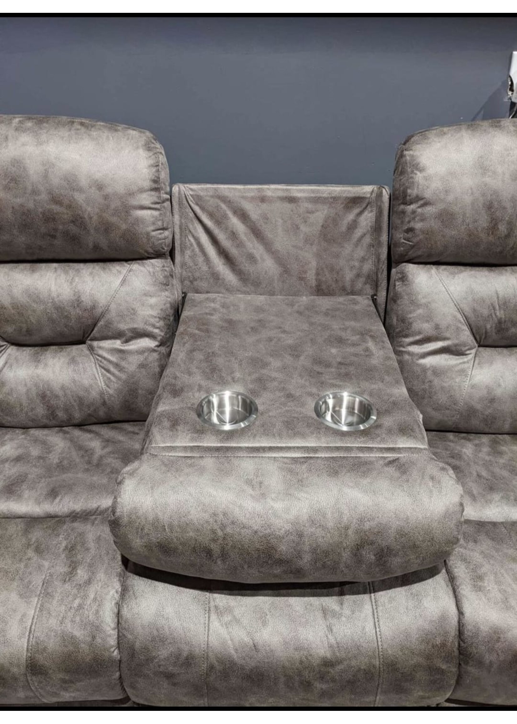 Henderson Power 3 Seat Reclining Sofa with drop down console