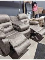 Henderson Power 3 Seat Reclining Sofa with drop down console