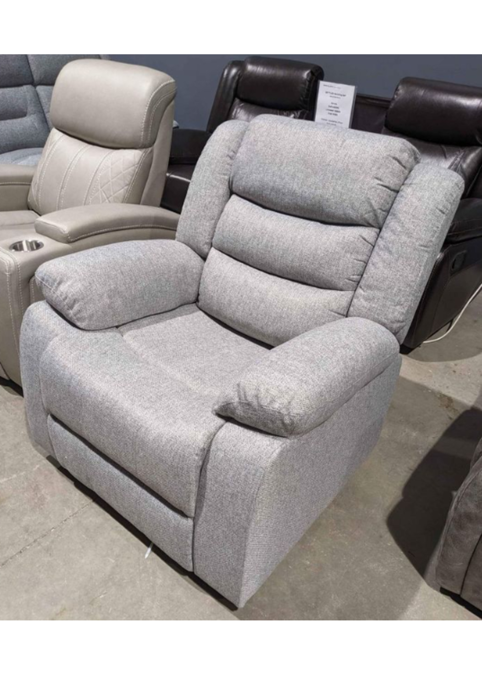Millet Fabric Reclining Chair Rocker Recliner Manual