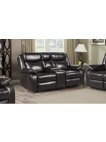 Settler Reclining Loveseat with Console BlackBerry