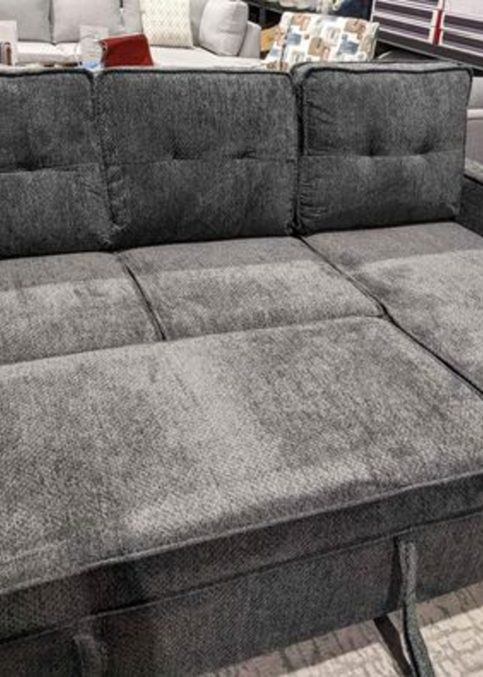 Carlton Reversible Sectional 89" by 58" Storage in chaise