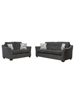 Jackson Collection - Charcoal Surge Anchor Sofa 82x37x38 Canadian Made