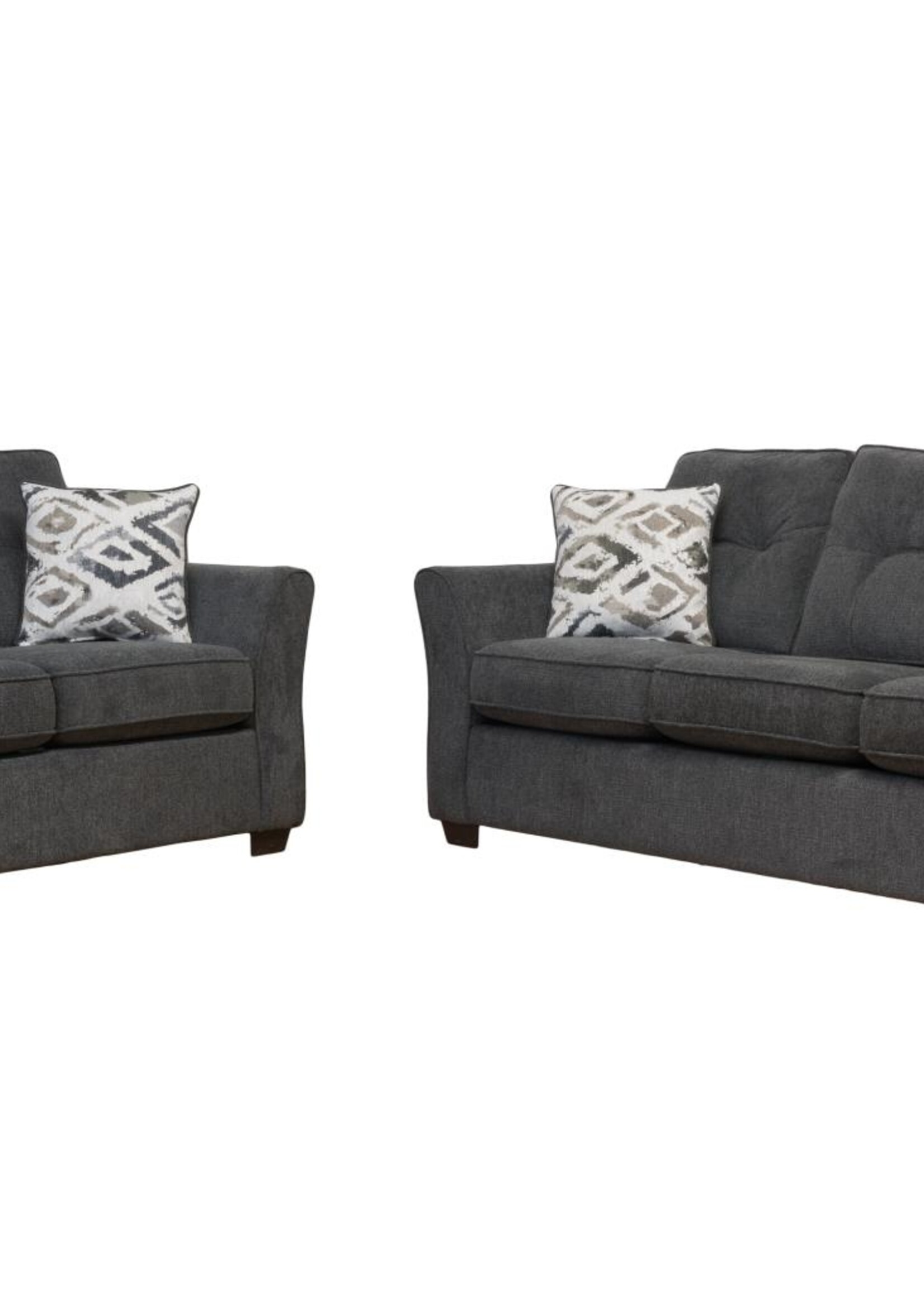 Jackson Collection - Charcoal Surge Anchor Sofa 82x37x38 Canadian Made -  Adanac Liquidation