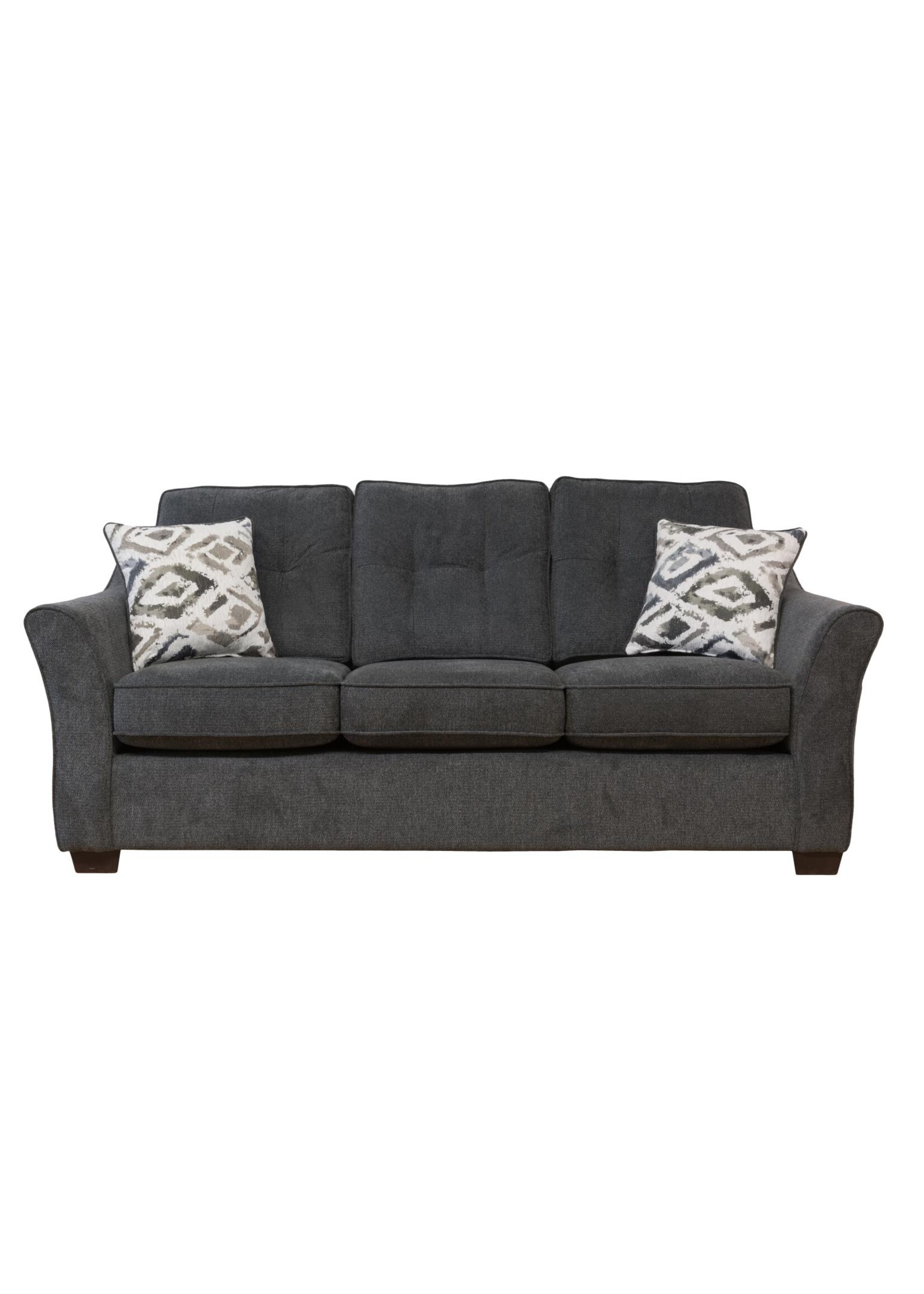 Jackson Collection - Charcoal Surge Anchor Sofa 82x37x38 Canadian Made