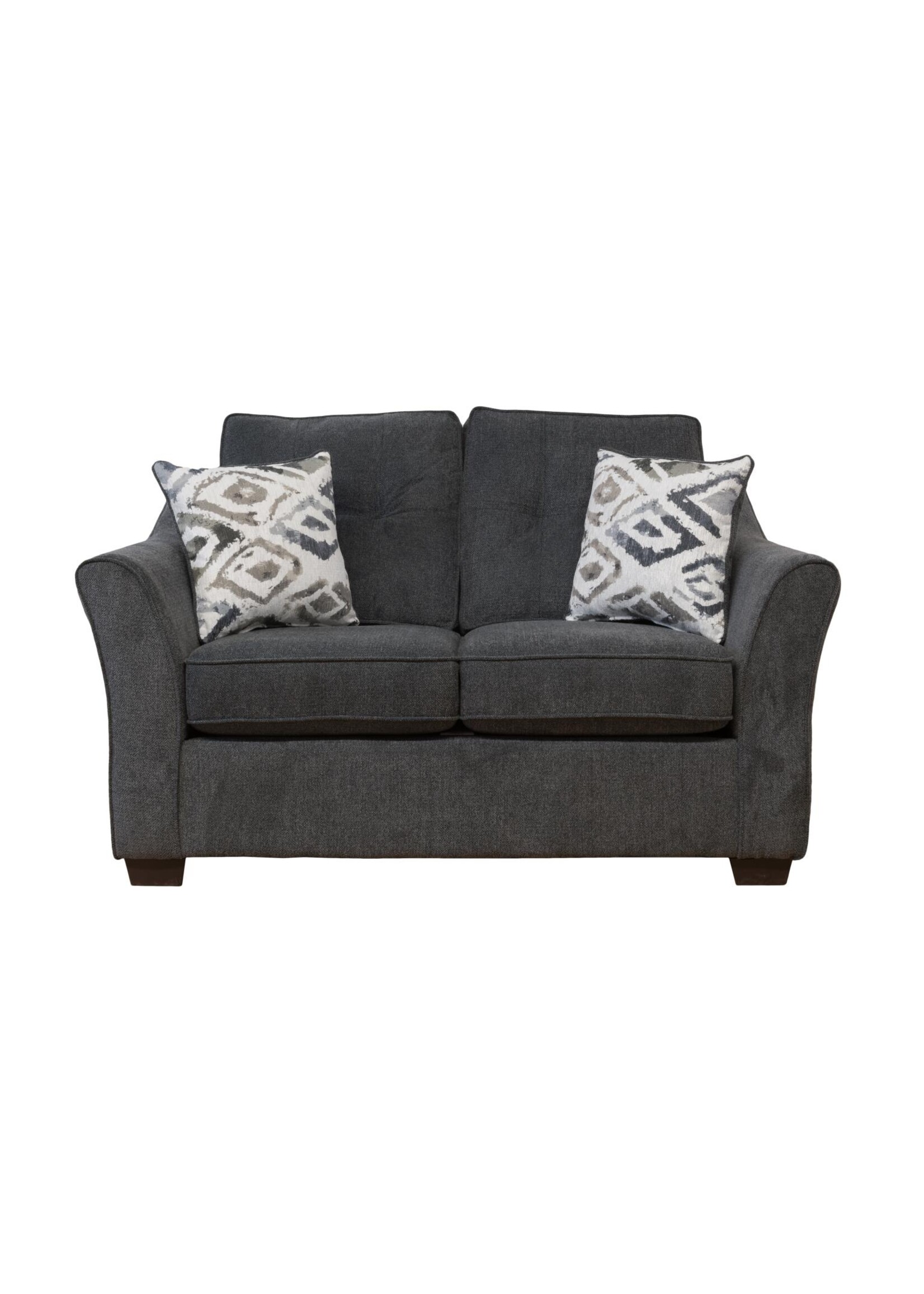 Jackson Collection- Charcoal Surge Anchot Loveseat- 61X37X38- Canadian Made
