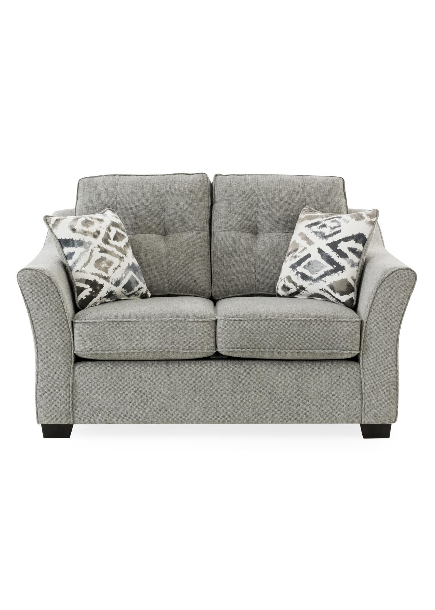 Cooper Collection - Grey Surge Ash Loveseat - 61X37X38- Canadian Made