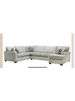 Middleton 3 Piece Sectional. Light Grey