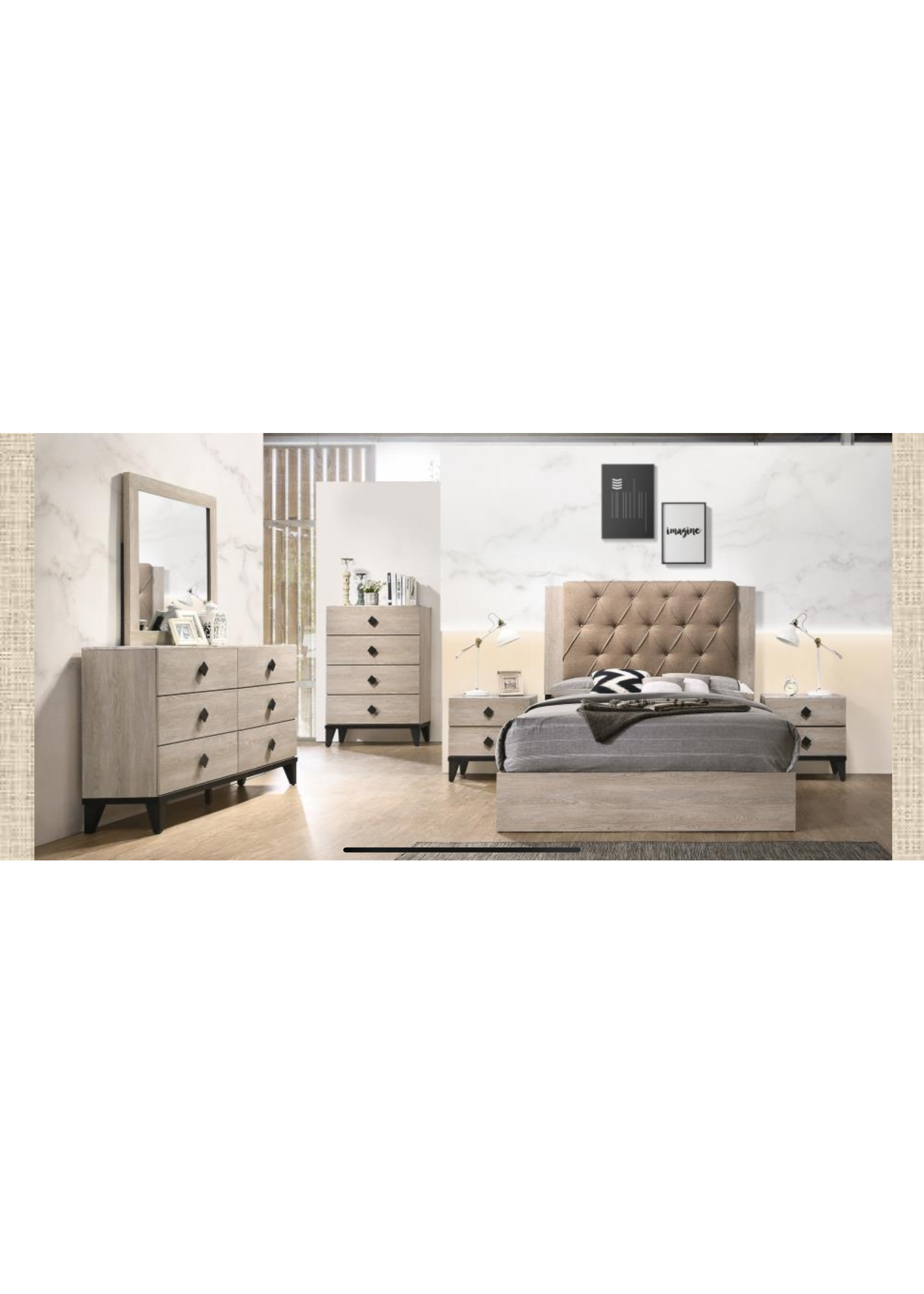 Penrith Nightstand Ivory