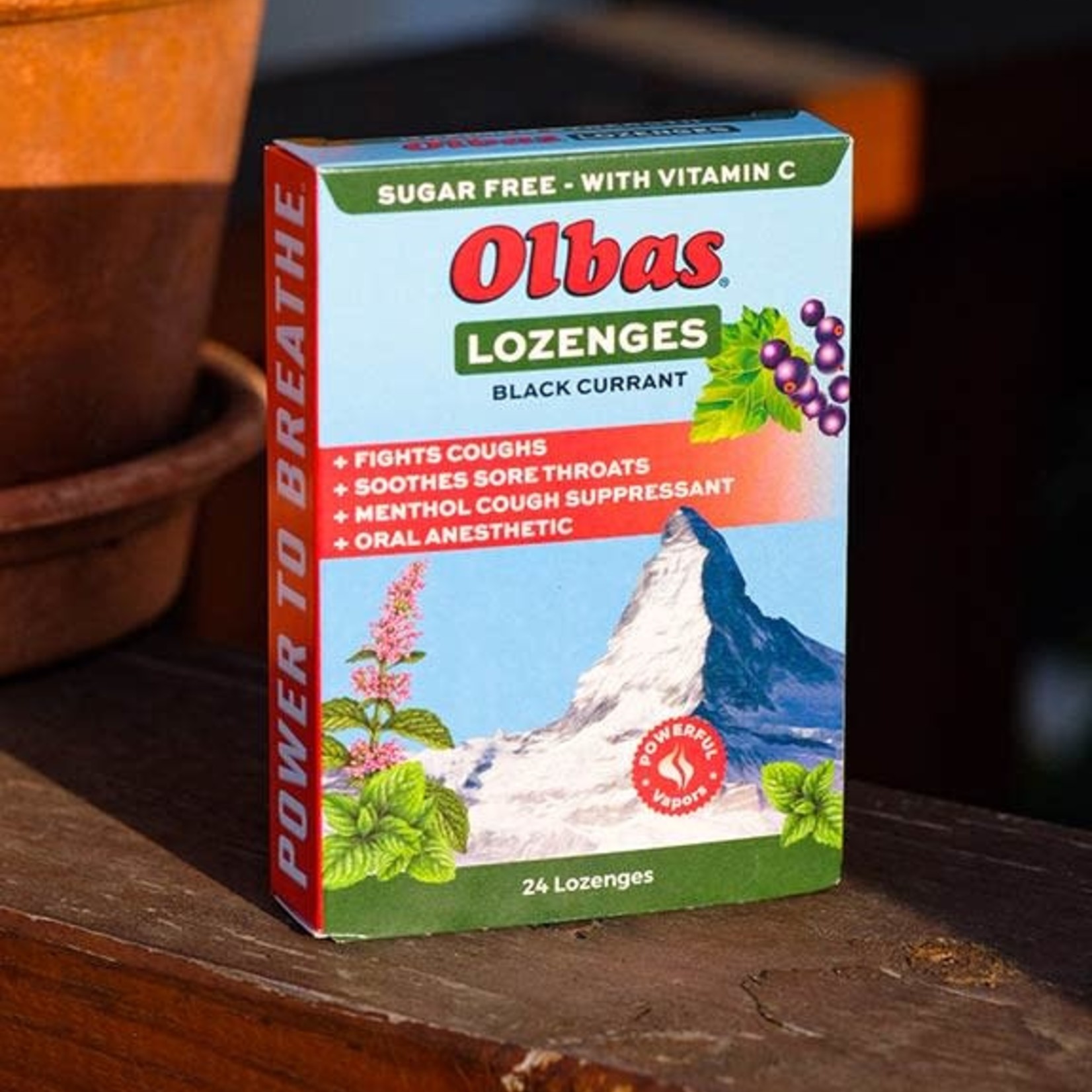 Earth Commons Olbas Throat Lozenges Black Currant